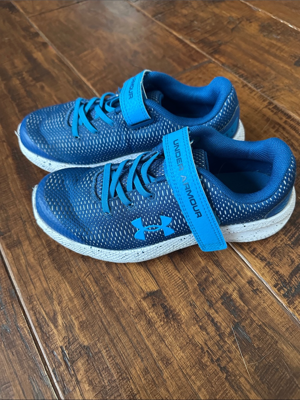 Under Armour Child Pre School Pursuit 2 Alternative Closure Sneaker in Blue